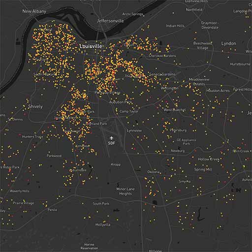 Abandoned Vehicle Complaints Map