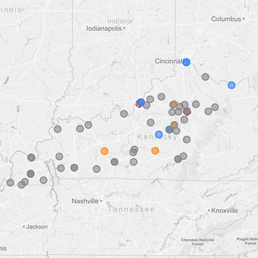 Civil War Monument Map