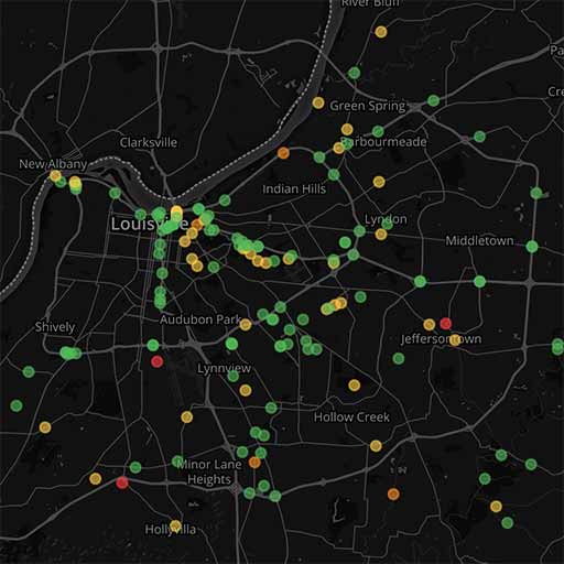 Structurally Deficient Bridge Map