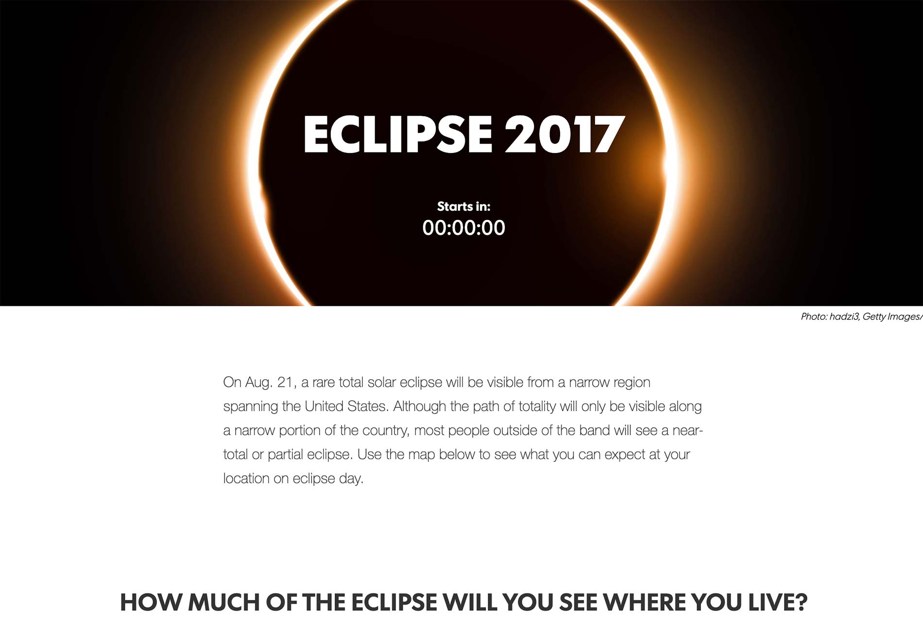 Solar Eclipse Locator Map 1