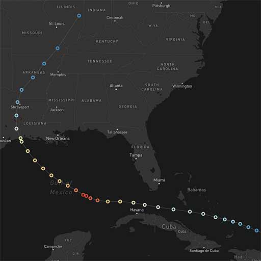Hurricane Map