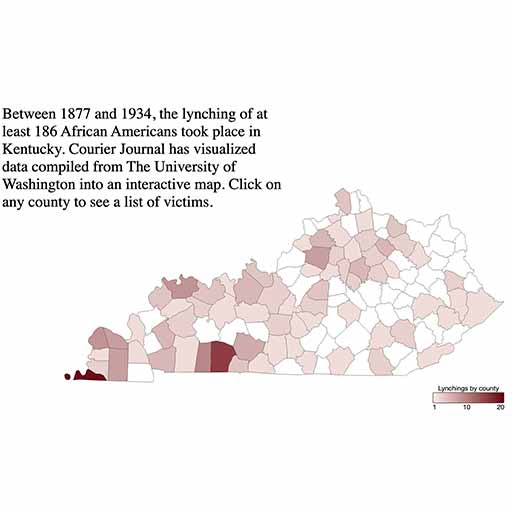 Kentucky Lynchings Map