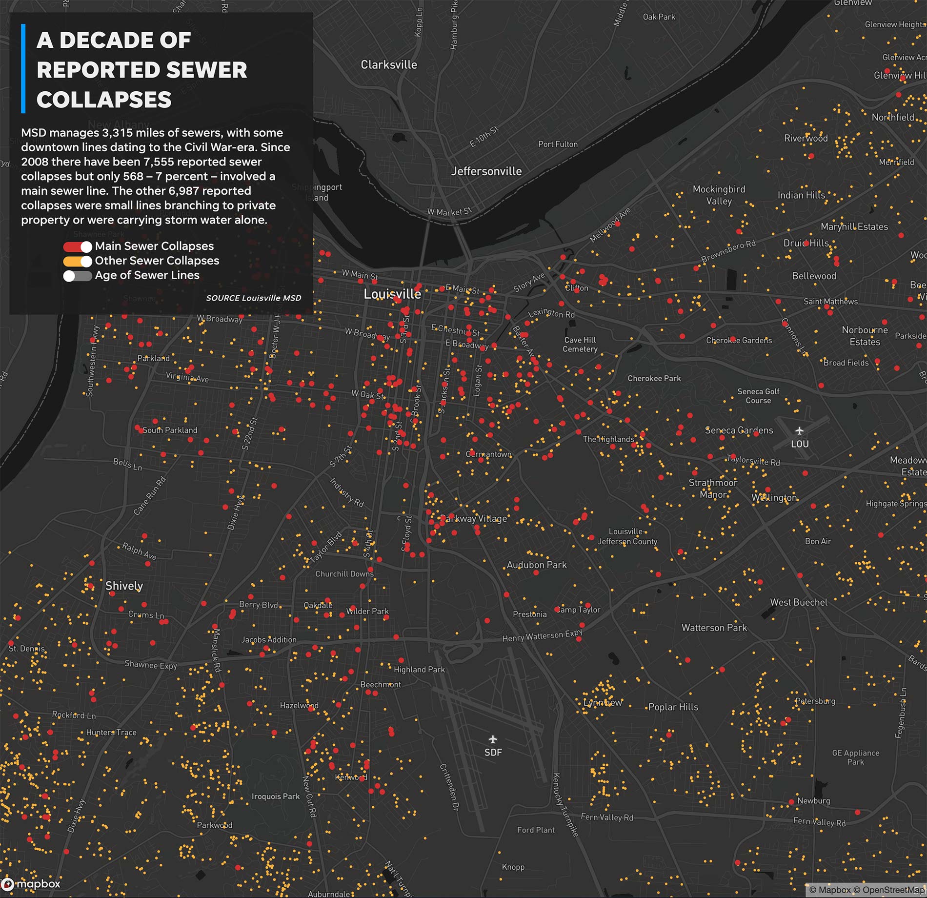 Louisville Sewer Collapses 1