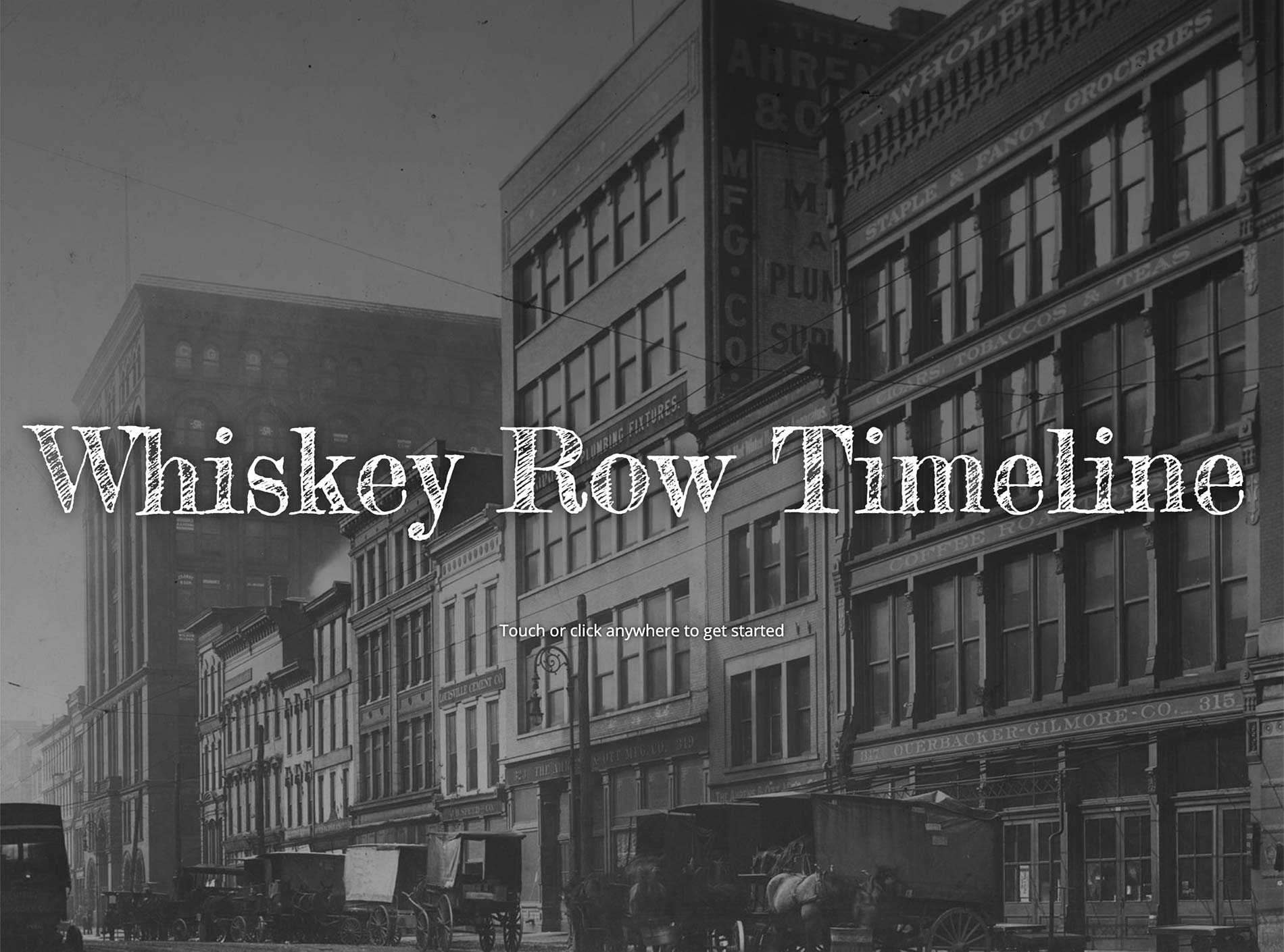 Whiskeyrow Timeline 1
